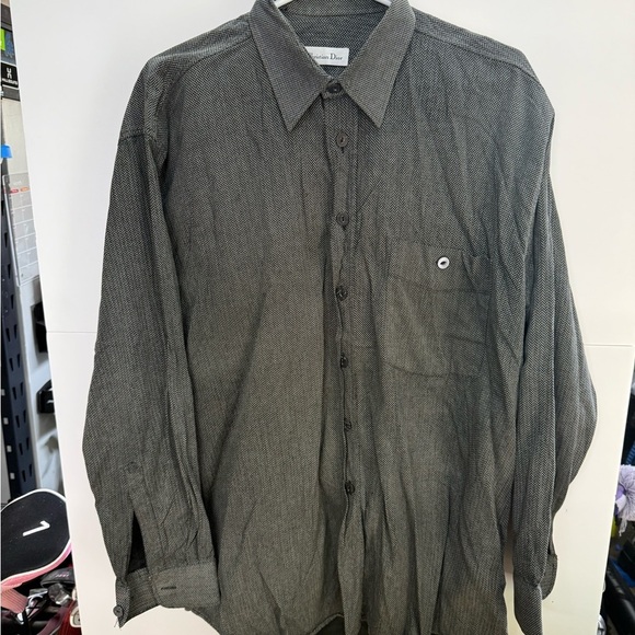 Dior Other - Dior Gray Casual Button Down Shirt